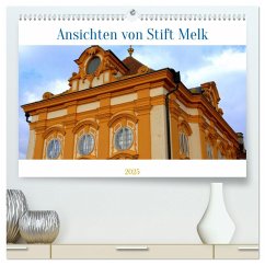 Ansichten vom Stift in Melk (hochwertiger Premium Wandkalender 2025 DIN A2 quer), Kunstdruck in Hochglanz - Calvendo;ph