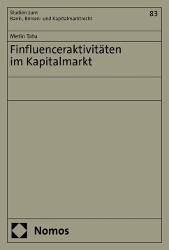 Cover Finfluenceraktivitäten im Kapitalmarkt (eBook, PDF)