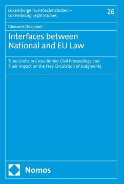 Interfaces between National and EU Law (eBook, PDF) - Chiapponi, Giovanni