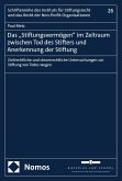 Das "Stiftungsvermögen" im Zeitraum zwischen Tod des Stifters und Anerkennung der Stiftung (eBook, PDF)