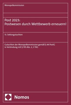 Cover Post 2023: Postwesen durch Wettbewerb erneuern! (eBook, PDF)