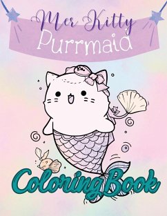 Purrmaid Mer Kitty Coloring Book - Gold, Lucy