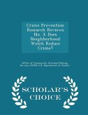Crime Prevention Research Reviews No. 3