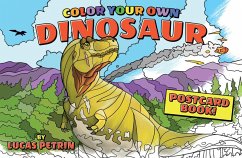 Cover Color Your Own Dinosaur Postcard Book