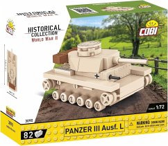 Cover COBI Historical Collection 3090 - Panzer III Ausf.L, WWII, 1:72 Bausatz, 82 Klemmbausteine