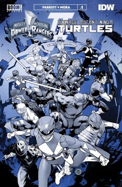 Mighty Morphin Power Rangers/Teenage Mutant Ninja Turtles II Black & White Edition #1 (eBook, PDF) - Parrott, Ryan