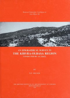 Cover Epigraphical Survey in the Kibyra-Olbasa Region conducted by A S Hall (eBook, PDF)