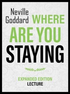 Cover Where Are You Staying - Expanded Edition Lecture (eBook, ePUB)