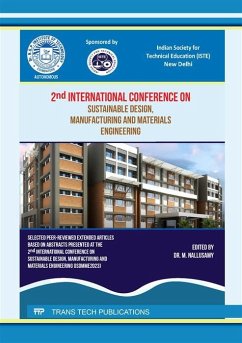 Cover 2nd International Conference on Sustainable Design, Manufacturing and Materials Engineering (eBook, PDF)