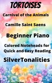 Tortoises Carnival of the Animals Beginner Piano Sheet Music with Colored Notation (fixed-layout eBook, ePUB)