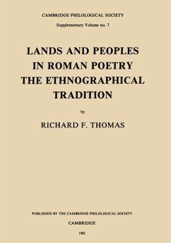 Cover Lands and Peoples in Roman Poetry (eBook, ePUB)