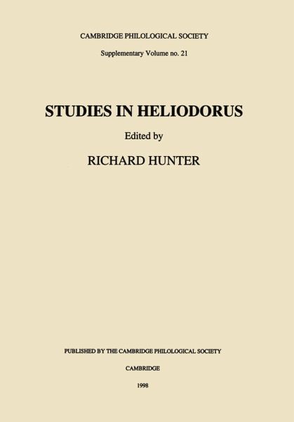 Studies in Heliodorus (eBook, ePUB) Studies in Heliodorus (eBook, ePUB)