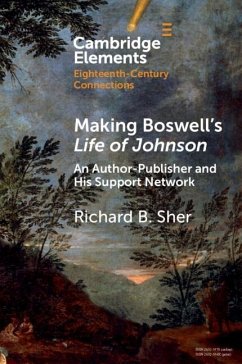 Making Boswell's Life of Johnson (eBook, ePUB) - Sher, Richard B.