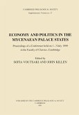 Economy and Politics in the Mycenaean Palace States (eBook, ePUB)