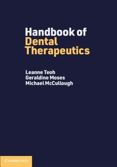 Cover Handbook of Dental Therapeutics (eBook, PDF)