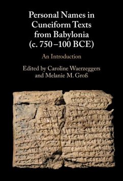 Personal Names in Cuneiform Texts from Babylonia (c. 750-100 BCE) (eBook, ePUB)