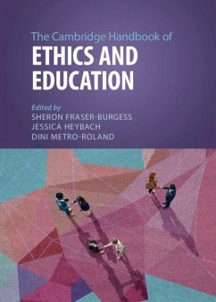 Cambridge Handbook of Ethics and Education (eBook, ePUB)