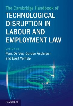 Cambridge Handbook of Technological Disruption in Labour and Employment Law (eBook, ePUB)