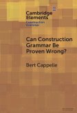 Can Construction Grammar Be Proven Wrong? (eBook, ePUB)