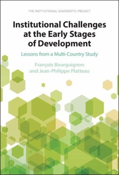 Institutional Challenges at the Early Stages of Development (eBook, PDF) - Bourguignon, Francois; Platteau, Jean-Philippe