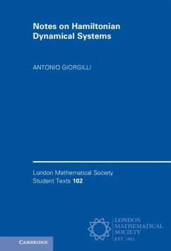 Notes on Hamiltonian Dynamical Systems (eBook, PDF) - Giorgilli, Antonio