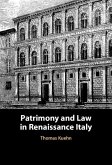 Patrimony and Law in Renaissance Italy (eBook, PDF)