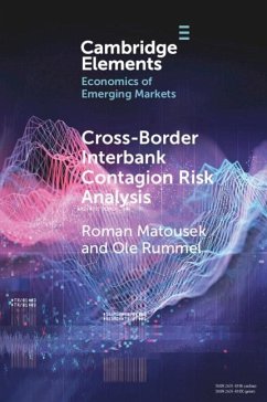 Cross-Border Interbank Contagion Risk Analysis (eBook, PDF) - Matousek, Roman; Rummel, Ole