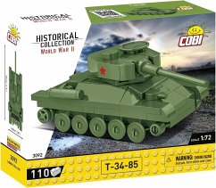 Cover COBI Historical Collection 3092 - T-34-85 Panzer, WWII, 1:72 Bausatz, 110 Klemmbausteine