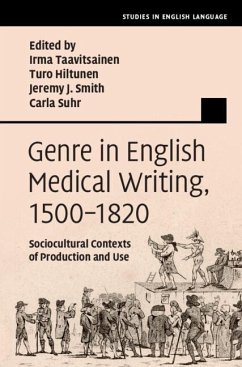 Genre in English Medical Writing, 1500-1820 (eBook, PDF)