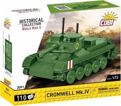 Cover COBI Historical Collection 3091 - Cromwell Mk.IV Panzer, WWII, 1:72 Bausatz, 110 Klemmbausteine