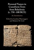 Personal Names in Cuneiform Texts from Babylonia (c. 750-100 BCE) (eBook, PDF)