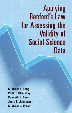 Cover Applying Benford's Law for Assessing the Validity of Social Science Data (eBook, PDF)