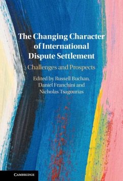 Cover Changing Character of International Dispute Settlement (eBook, PDF)