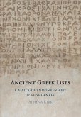 Ancient Greek Lists (eBook, PDF)