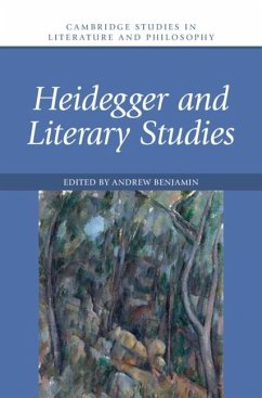 Cover Heidegger and Literary Studies (eBook, ePUB)