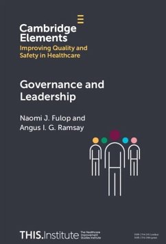 Governance and Leadership (eBook, PDF) - Fulop, Naomi J.; Ramsay, Angus I. G.