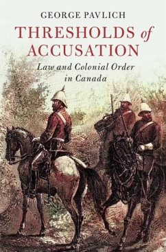 Thresholds of Accusation (eBook, ePUB) - Pavlich, George