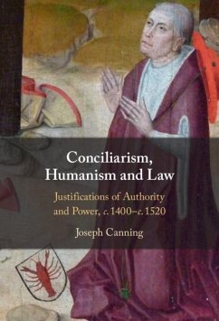 Cover Conciliarism, Humanism and Law (eBook, PDF)