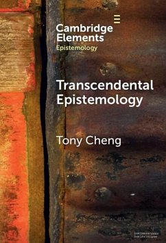 Cover Transcendental Epistemology (eBook, PDF)