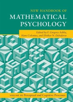 Cover New Handbook of Mathematical Psychology: Volume 3, Perceptual and Cognitive Processes (eBook, PDF)