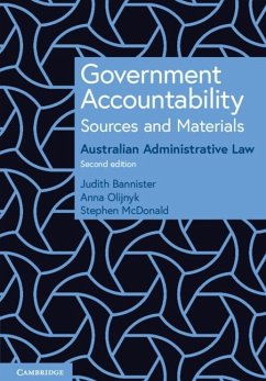 Government Accountability Sources and Materials (eBook, PDF) - Bannister, Judith; Olijnyk, Anna; Mcdonald, Stephen
