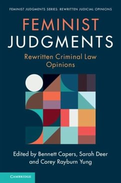 Feminist Judgments: Rewritten Criminal Law Opinions (eBook, PDF) Cover Feminist Judgments: Rewritten Criminal Law Opinions (eBook, PDF)