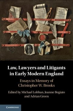 Cover Law, Lawyers and Litigants in Early Modern England (eBook, PDF)
