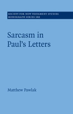 Cover Sarcasm in Paul's Letters (eBook, PDF)