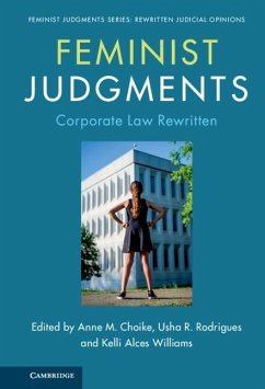 Cover Feminist Judgments: Corporate Law Rewritten (eBook, ePUB)