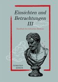 Einsichten und Betrachtungen III (eBook, ePUB)