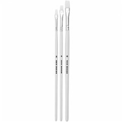 Image of Acrylpinsel Set flach, 3-tlg.