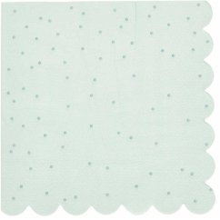 Servietten Punkte, Mint, FSC MIX