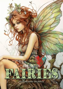 Fairies whimsical Coloring Book for Adults New Edition - Publishing, Monsoon