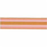 Webband Multi Streifen, Orange/Neon Pink